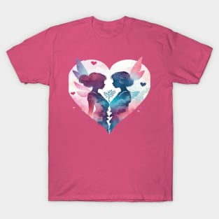 valentines day Lesbian couple T-Shirt